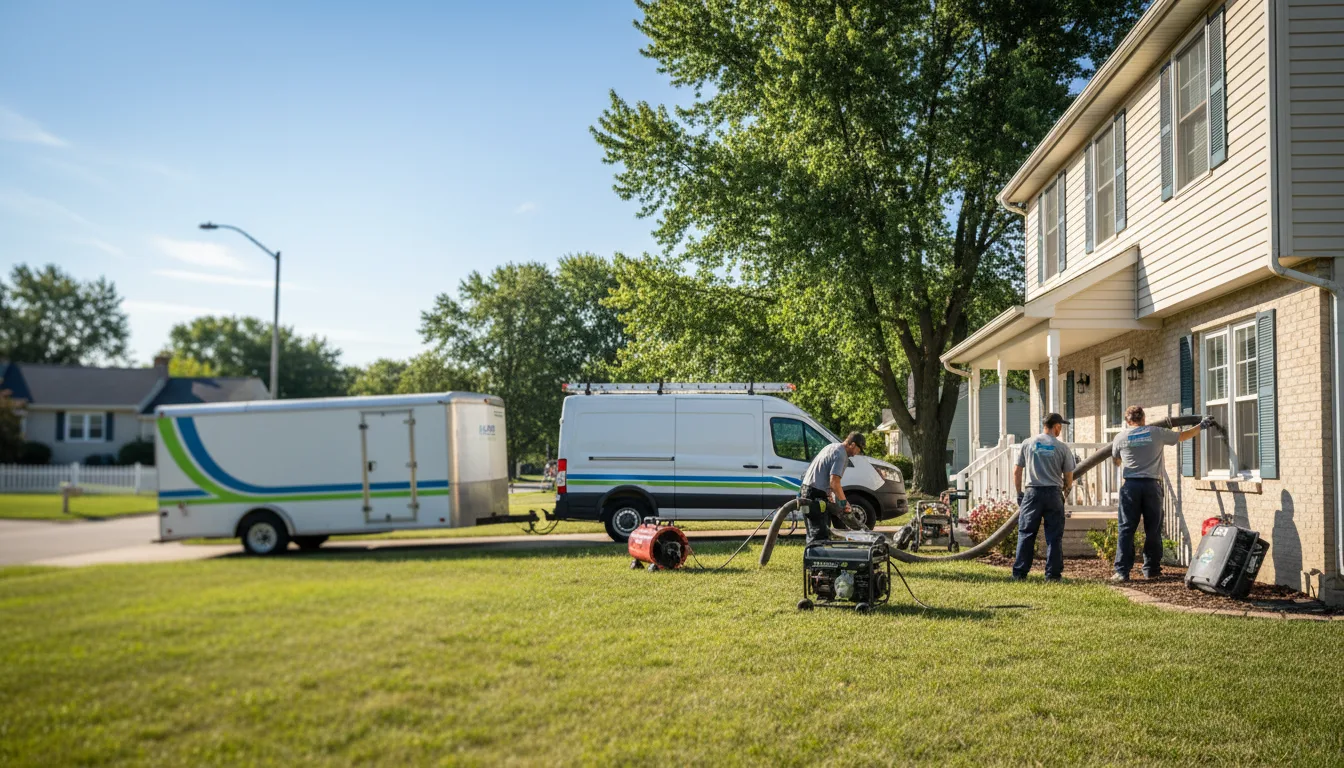 Flooded Basement Restoration And Cleanup With Repair in Grafton, IA near me